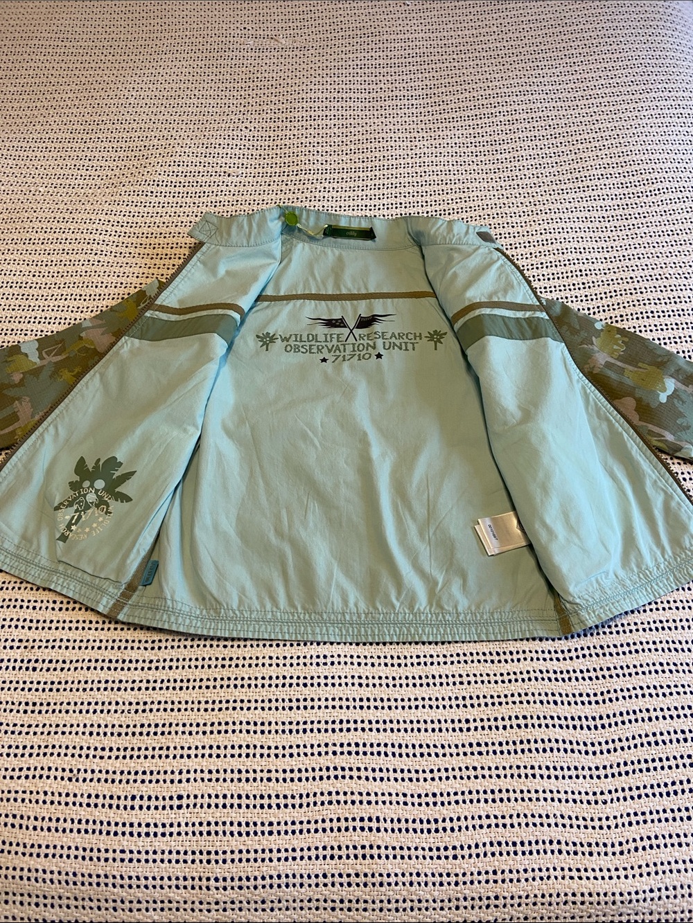 Oilily Kids Camo Ripstop Wildlife Research Full Zip-Up Size 7- 8 year old child - Picture 5 of 16